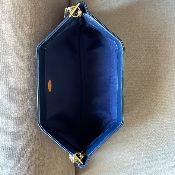 Ande Vintage Navy Leather Purse - Picture 3 of 4